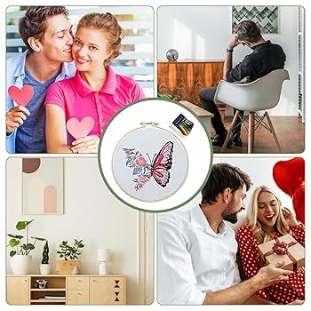 Needles 蝶刺繍 セットアップ S（値下げしました） 刺繍パーツ 蝶モチーフ 立体刺繍パーツ ミックス 2.5×3.5cm（6ヶ